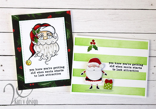 both-santa-cards